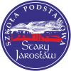Niebieskie koło z napisem Szkoła Podstawowa Stary Jarosław